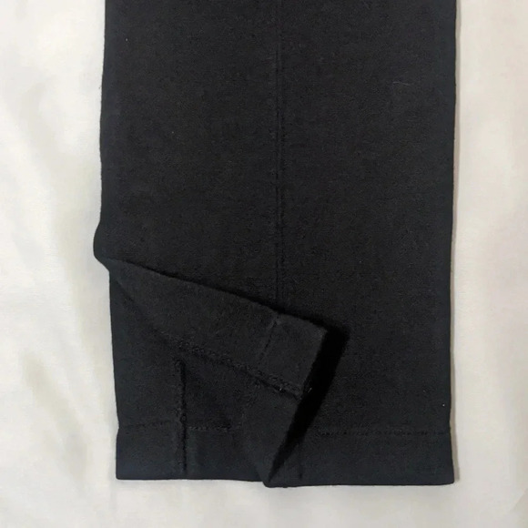 WHBM Stretch Ankle Side Slit Leggings, Color Black Size M - Picture 8 of 12